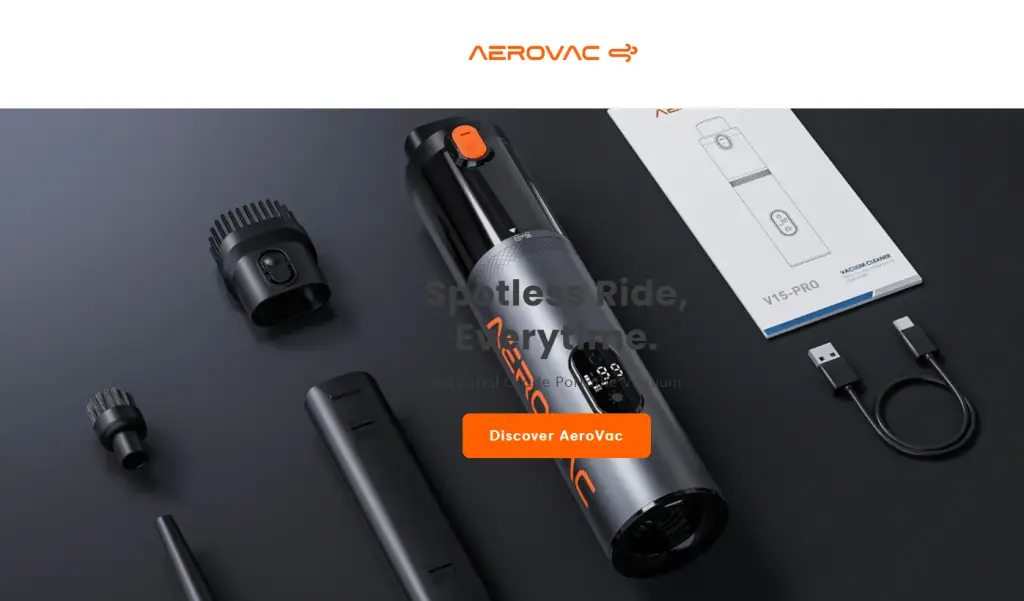 AeroVac Car Vacuum Image 