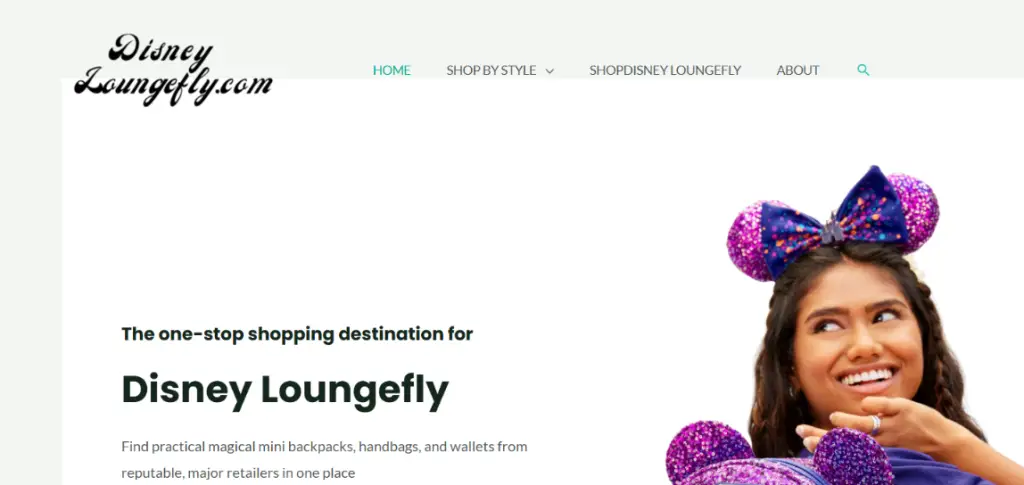 DisneyLoungefly.com Homepage