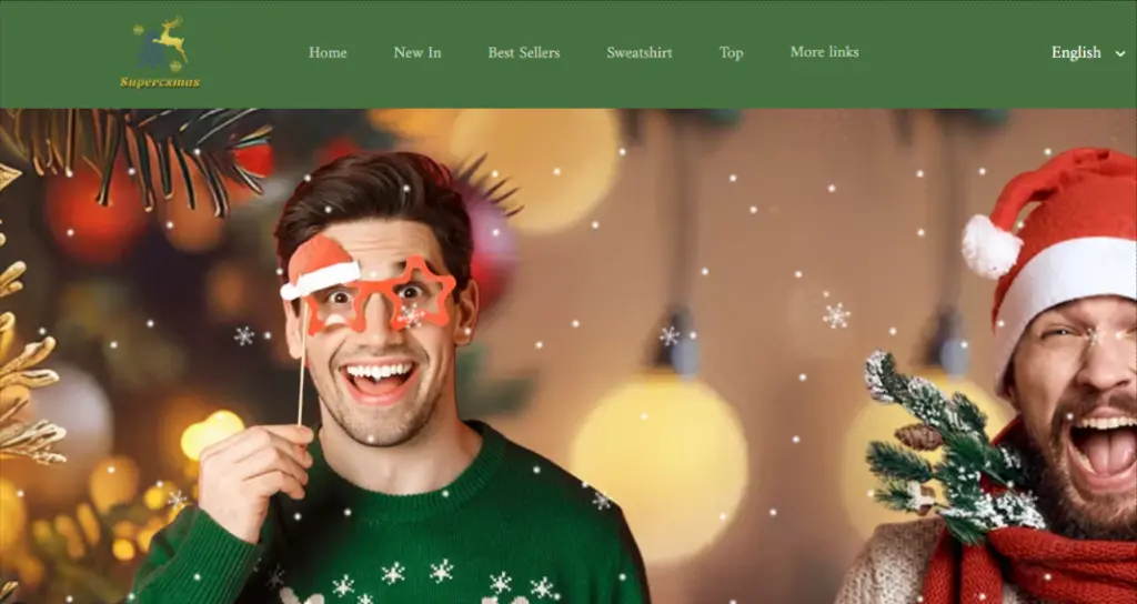 Supercxmas.com Homepage 