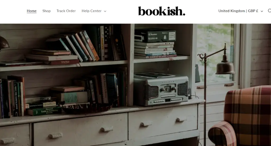 Thebookish.shop Homepage 