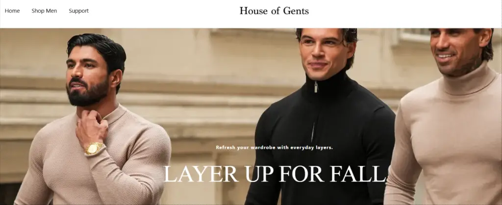 Houseofgentsuk.com  Homepage