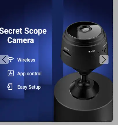 Secretscopecamera.com Homepage