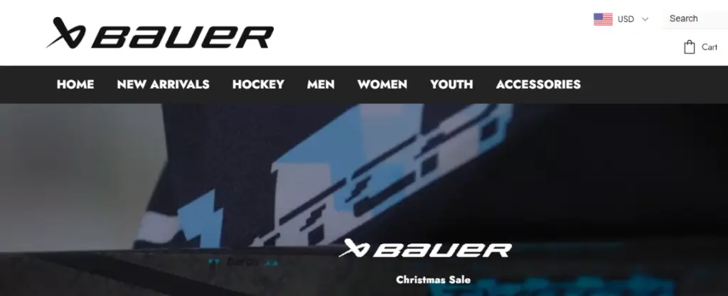 Bauer-us.com Homepage 