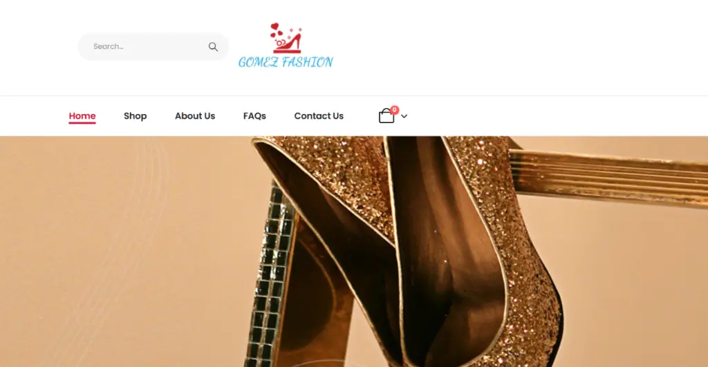 Gomefashion.com Homepage