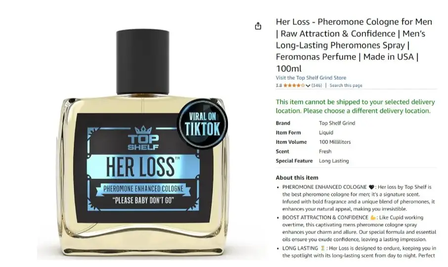 Her Loss Perfume Homepage