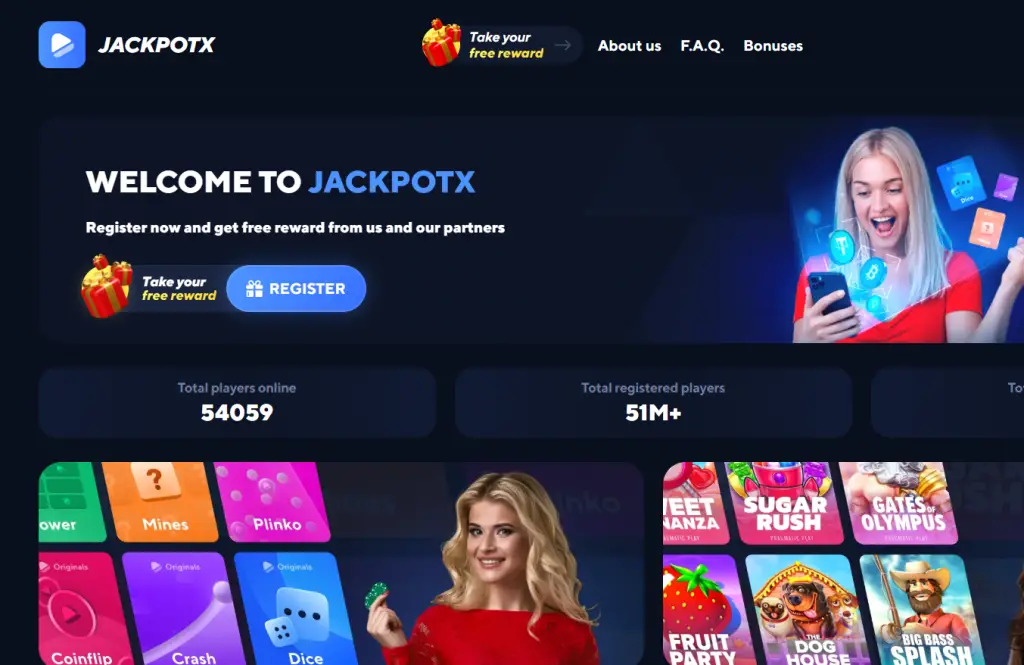 Jackpotx.Top Homepage 