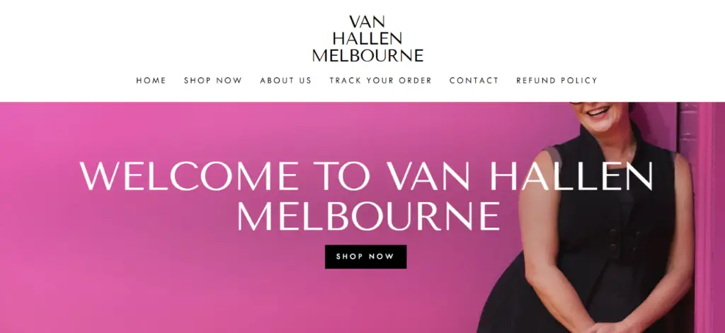 Vanhallenmelbourne.com Clothes