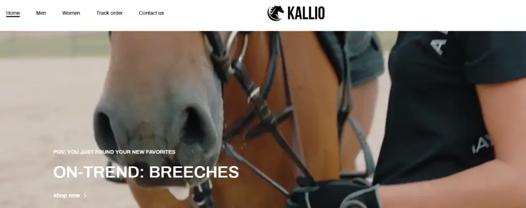 Kallioequi.shop Homepage