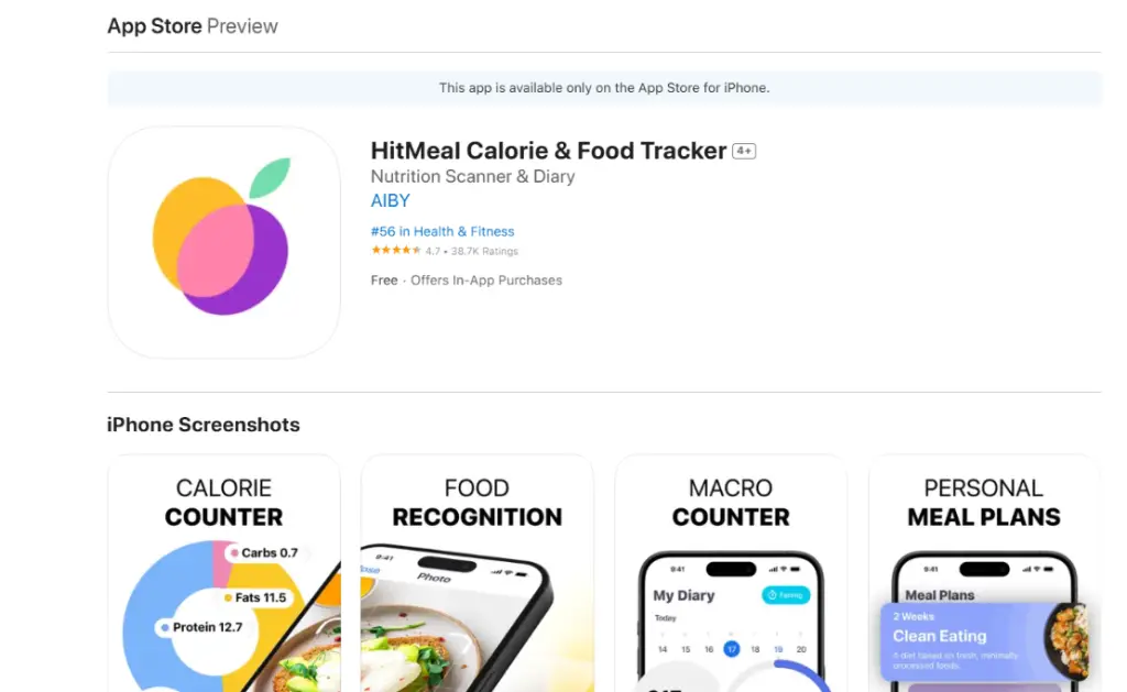 HitMeal App Homepage 