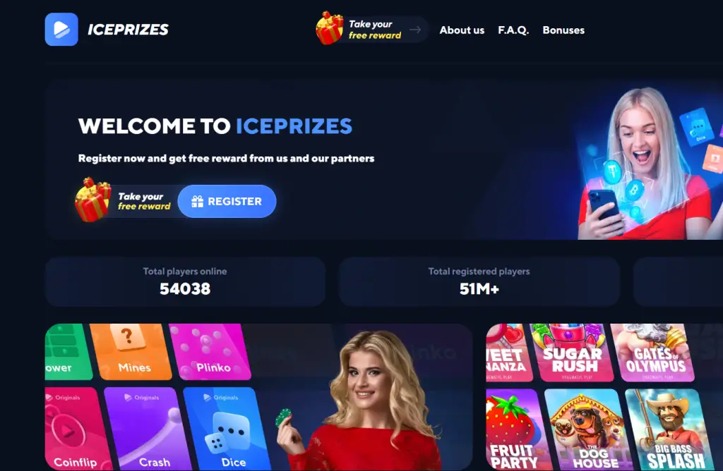 Iceprizes Homepage