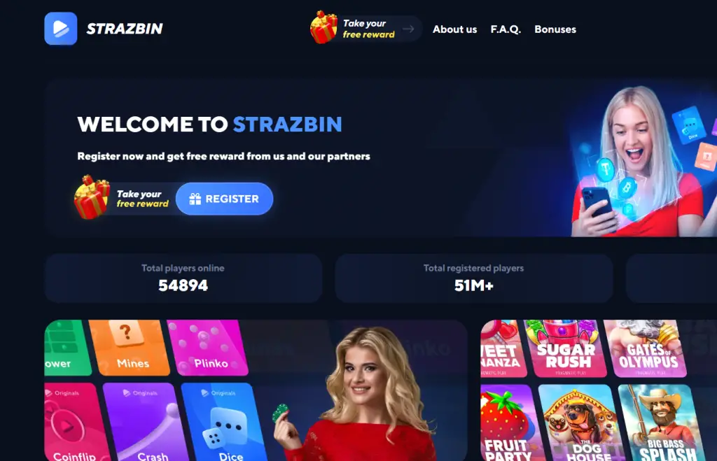 Strazbin.com Homepage 