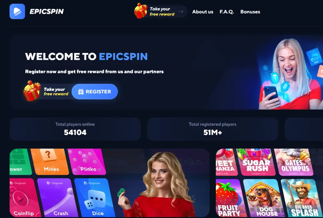 Epicspin Homepage