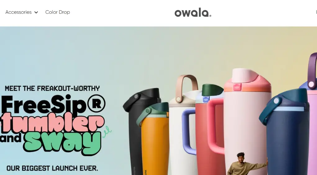 Owala Homepage