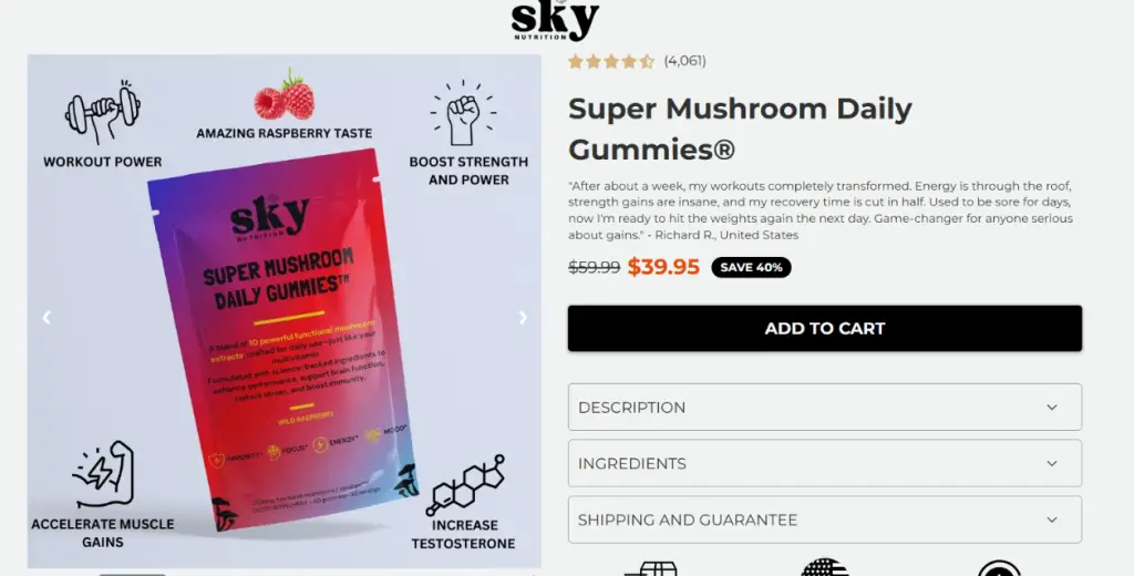 Sky Nutrition  Homepage 