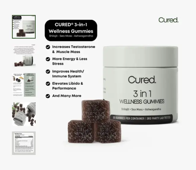 Cured 3 In 1 Wellness Homepage