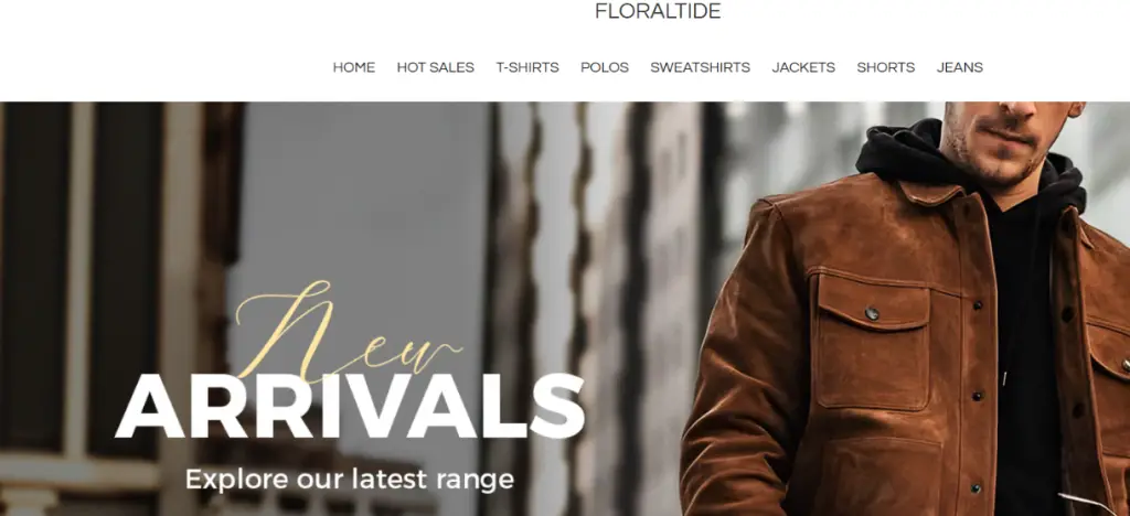 Floraltide Homepage 