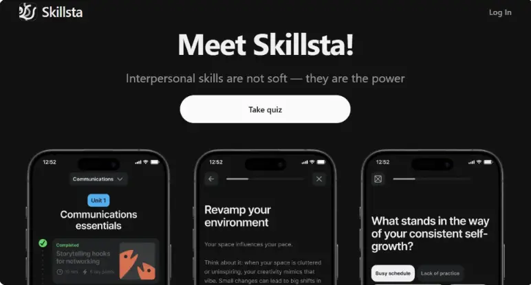 Skillsta Homepage 