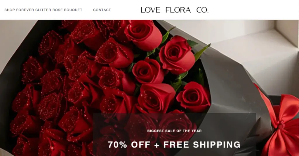 Love Flora Co Homepage 