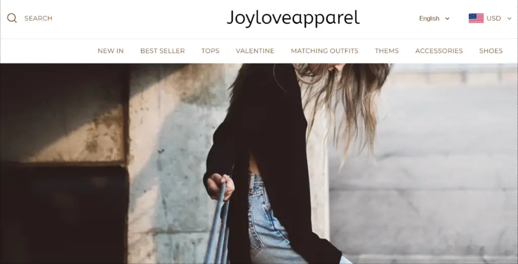 Joyloveapparel Homepage