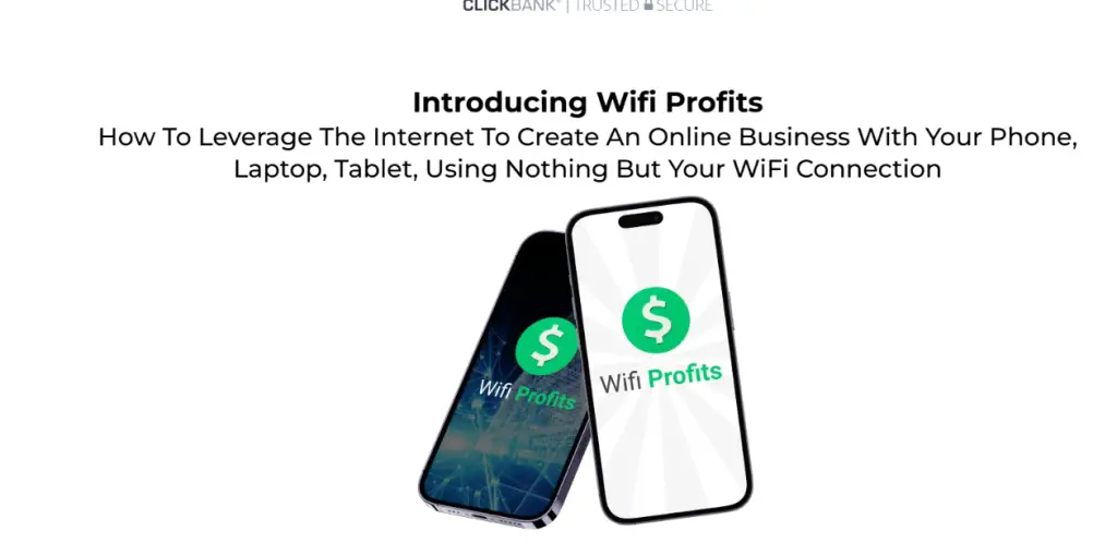 Wifi Profits App Homepage 