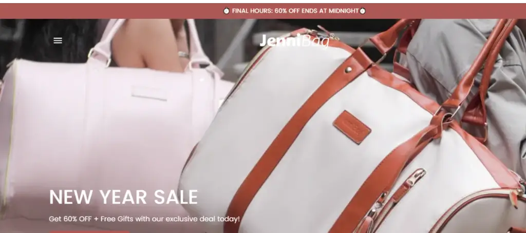 Jennibag Homepage 