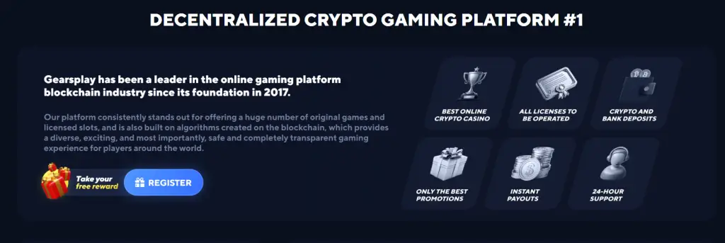 Gearsplay.com Gaming Crypto