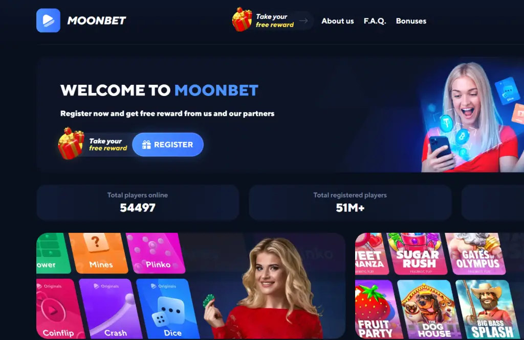 Moonbet Homepage 