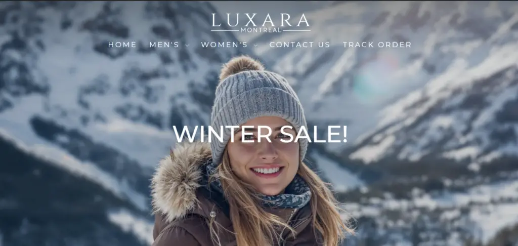 Luxara Montreal Homepage 