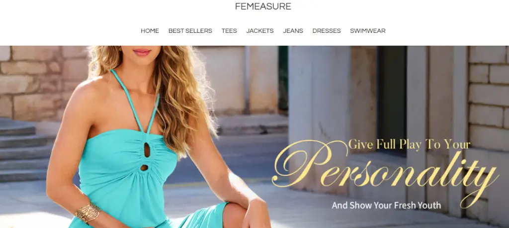 Femeasure Homepage 